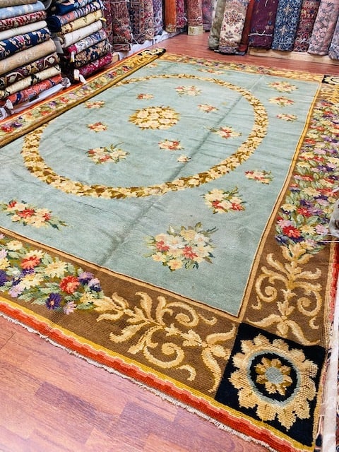 Antique Large size European Sevaneari Rug-3384 - 5