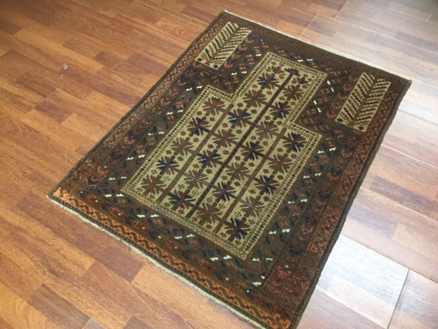 Antique persian Prayer Bach rug-2856 - 4