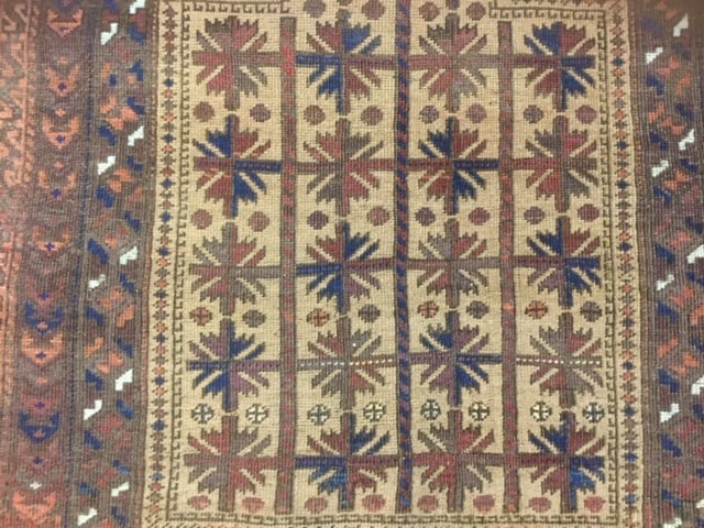 Antique persian Prayer Bach rug-2856 - 5