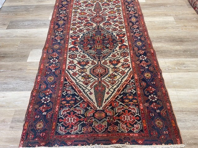 Antique Persian Malayer Runner-3976 - 2