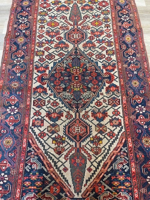 Antique Persian Malayer Runner-3976 - 3