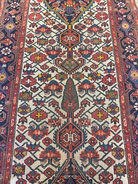Antique Persian Malayer Runner-3976 - 4