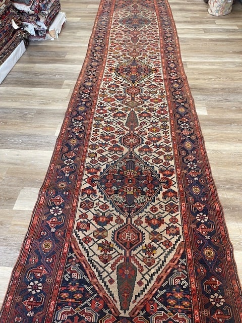 Antique Persian Malayer Runner-3976 - 7