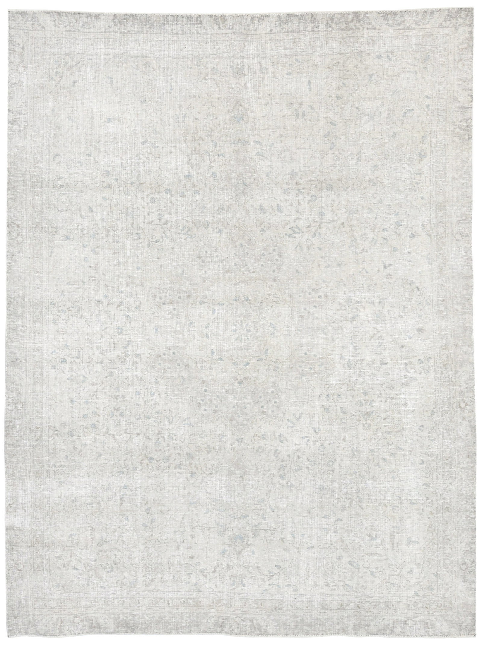 Antique Muted Beige Floral 8X11 Distressed Vintage Oriental Rug: Title:Antique Muted Beige Floral 8X11 Distressed Vintage Oriental Rug Description:Handmade antique 8X11 beige Oriental rug made with vegetable dyes (fine wool pile and cotton foundation), superior