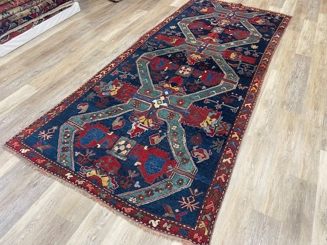 Antique Kuba Syechour Caucasian Rug-1479 - 3