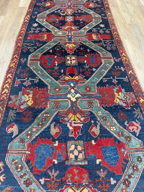 Antique Kuba Syechour Caucasian Rug-1479 - 4