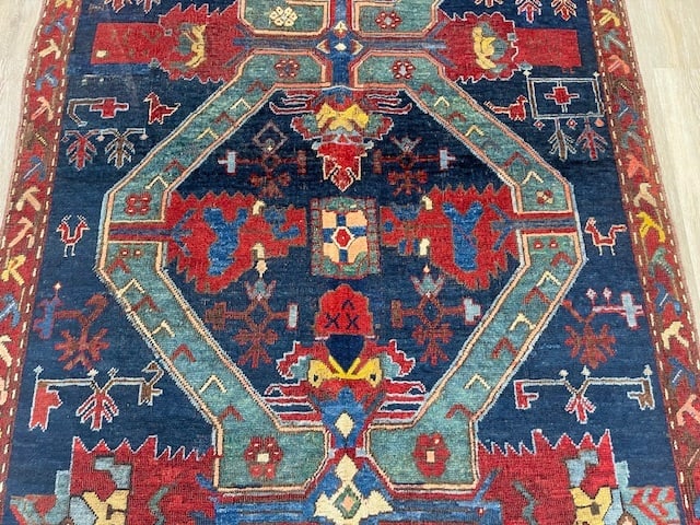Antique Kuba Syechour Caucasian Rug-1479 - 5