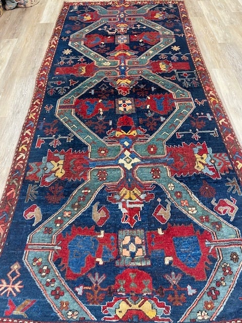 Antique Kuba Syechour Caucasian Rug-1479 - 8