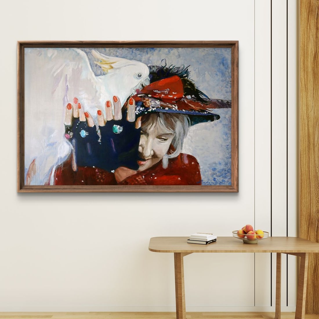 Oil painting Portrait of a fortune teller Anatoly Varvarov - 2