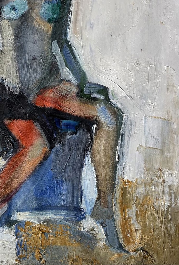 Oil painting Portrait of a naked girl Ivan Kovalenko - 5