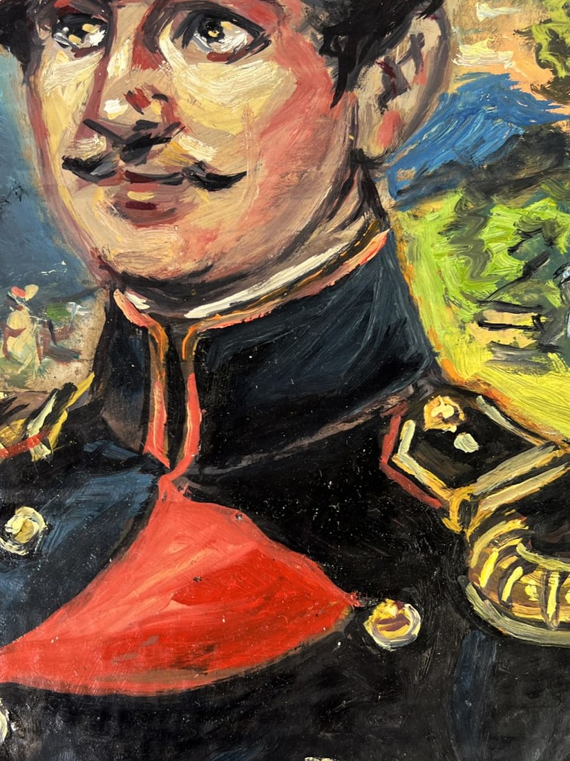 Oil painting Portrait of an officer Alexander Litvinov - 2