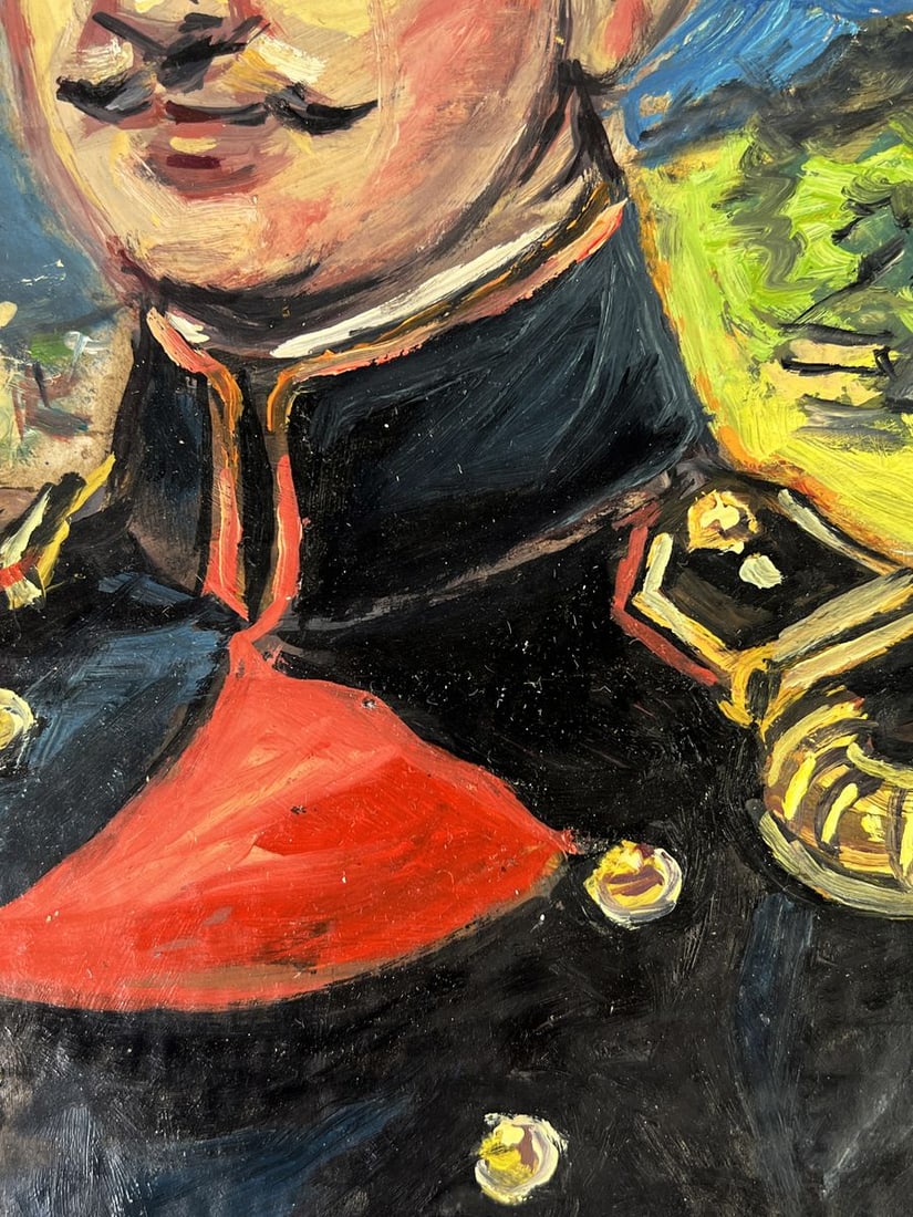 Oil painting Portrait of an officer Alexander Litvinov - 3