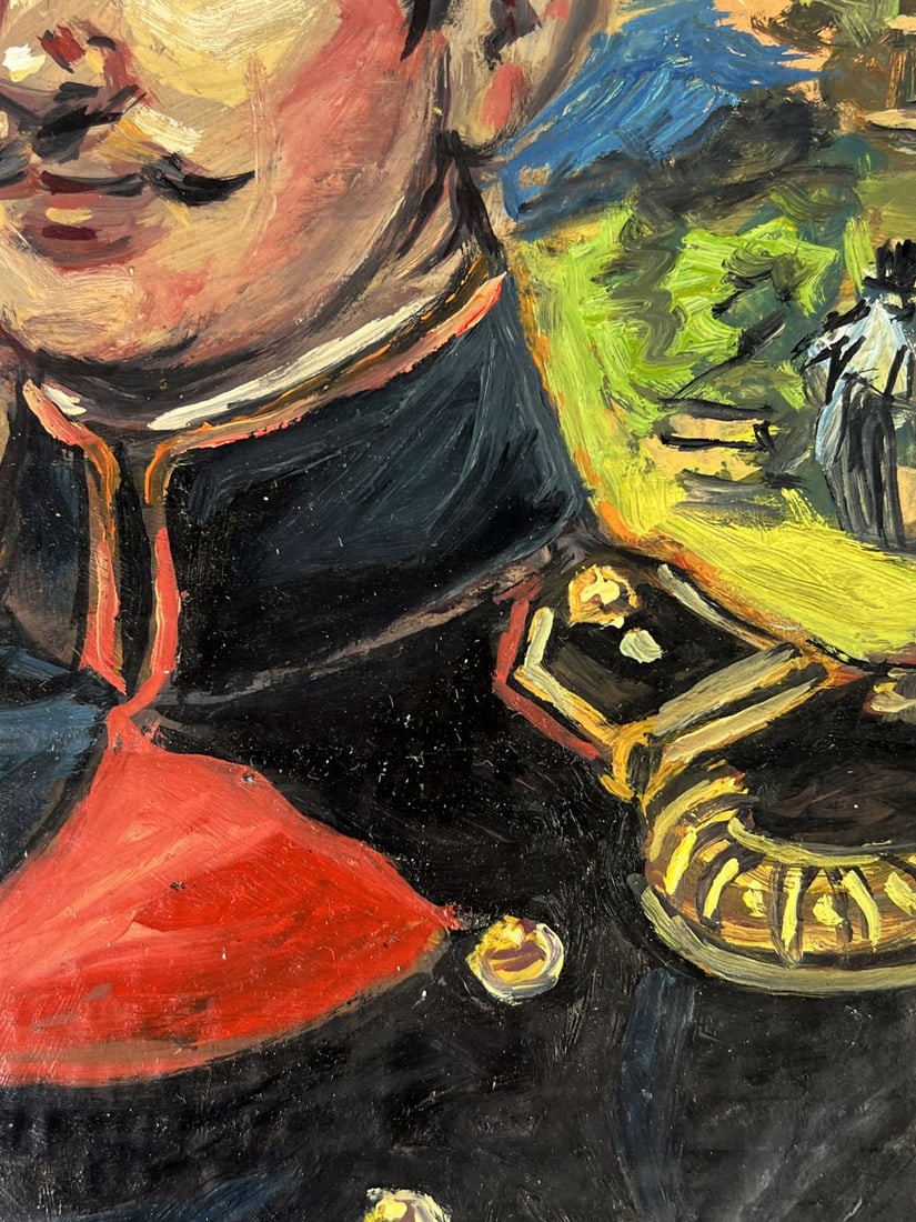 Oil painting Portrait of an officer Alexander Litvinov - 4