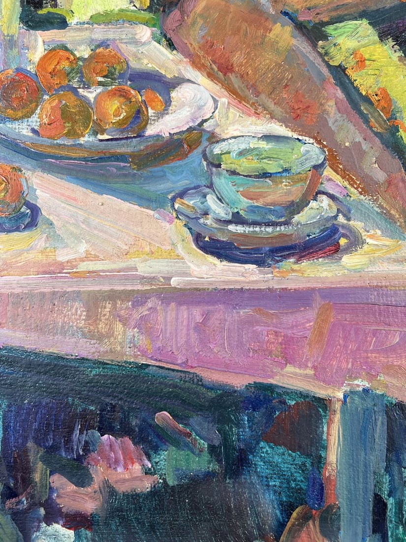 Oil painting Tamara's reflections Peter Dobrev - 7