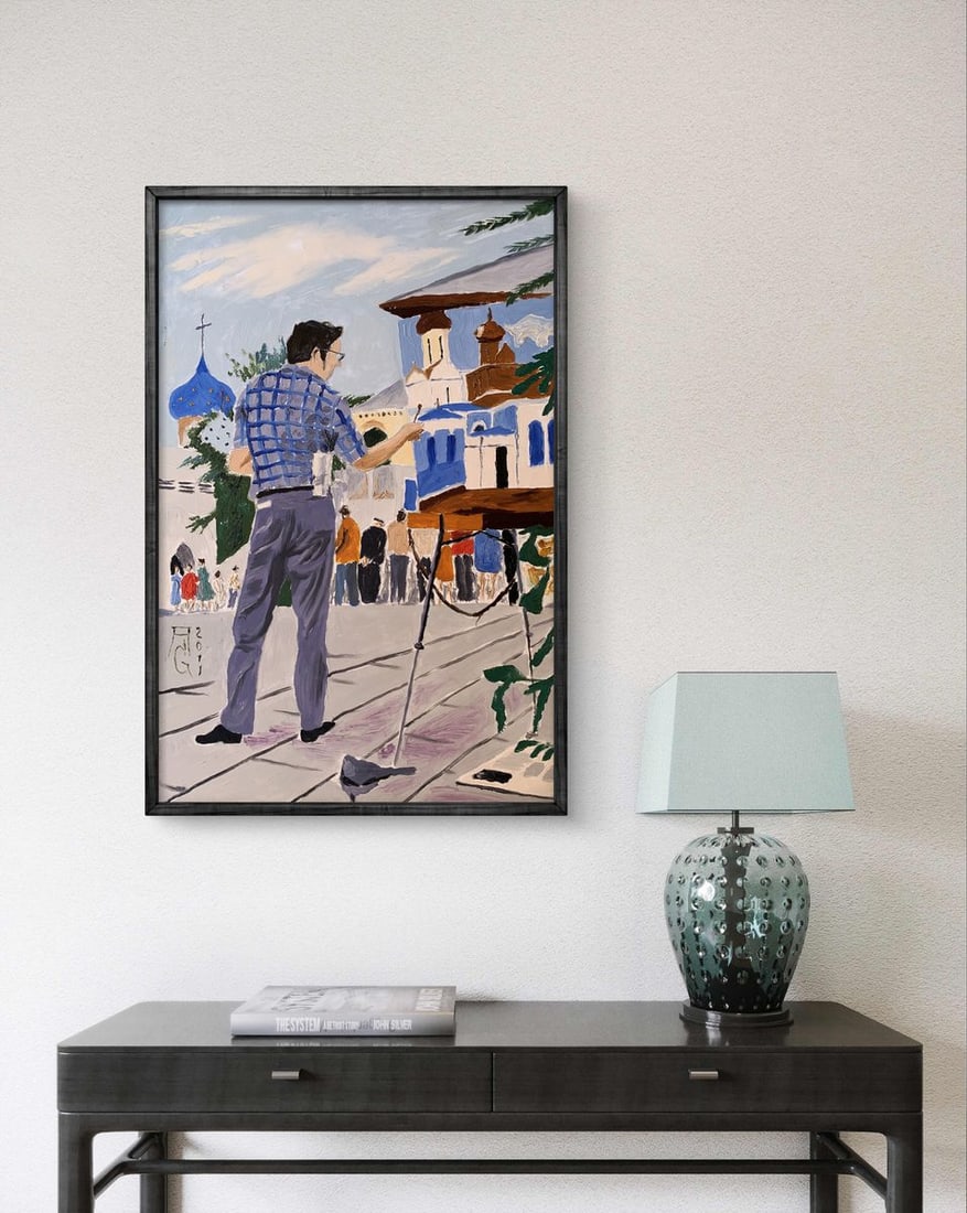 Oil painting City Master Oleksandr Gukalov - 2