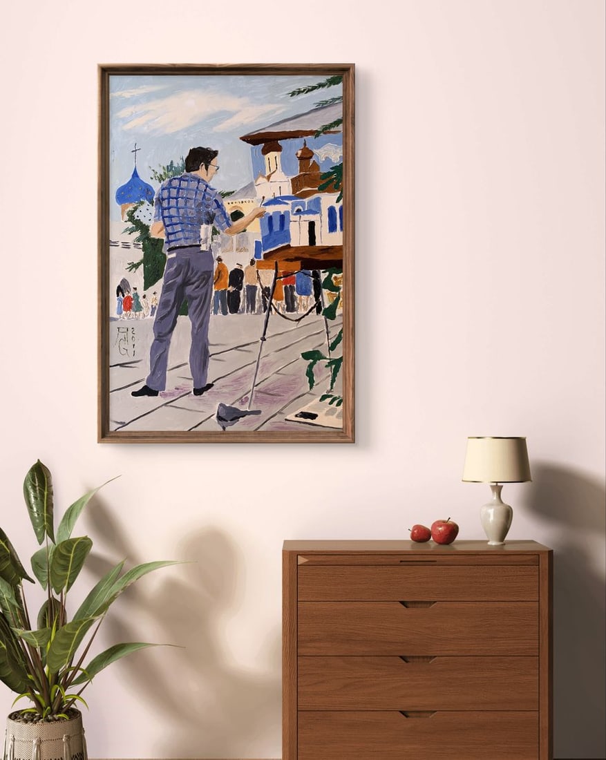 Oil painting City Master Oleksandr Gukalov - 3
