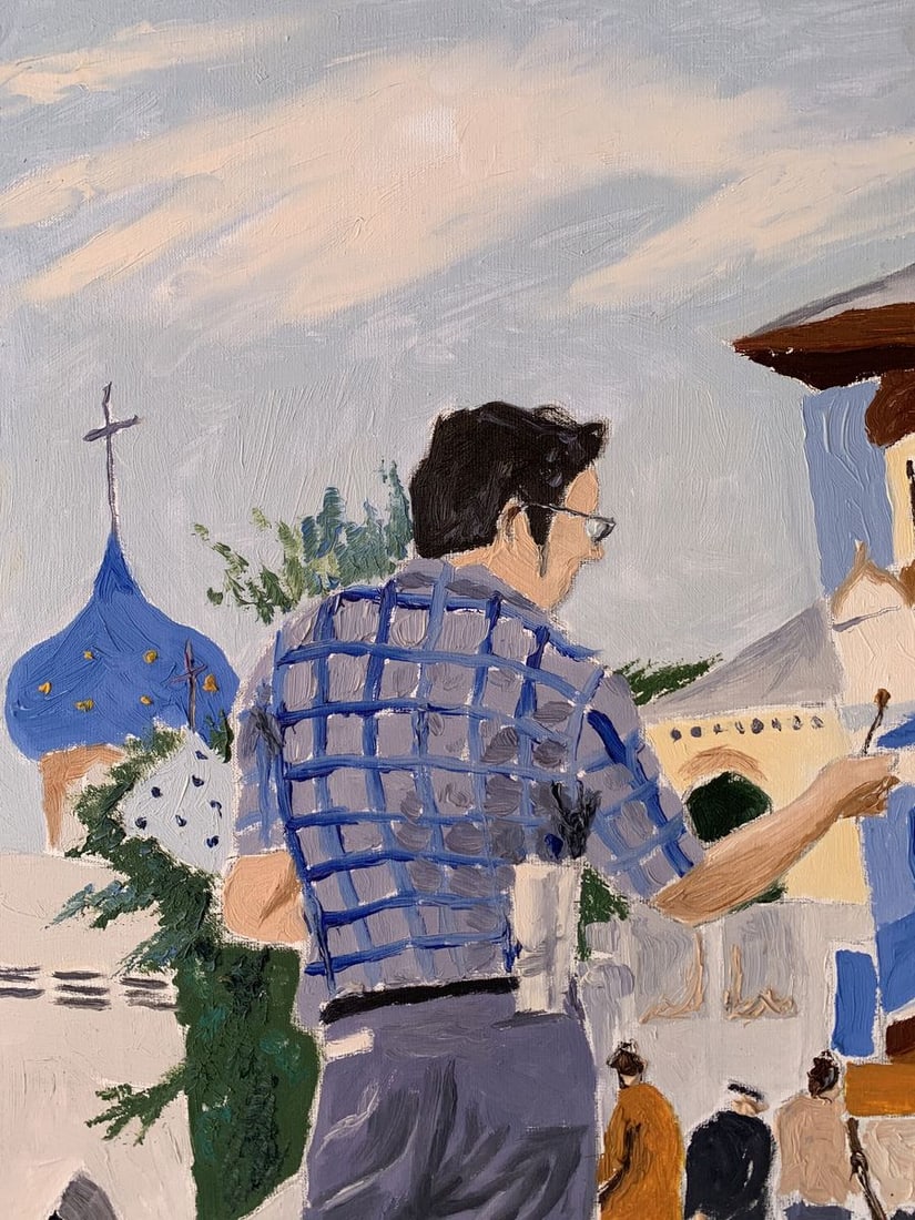 Oil painting City Master Oleksandr Gukalov - 4