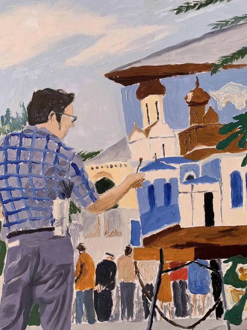 Oil painting City Master Oleksandr Gukalov - 5