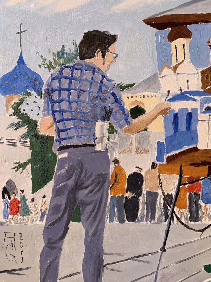 Oil painting City Master Oleksandr Gukalov - 6