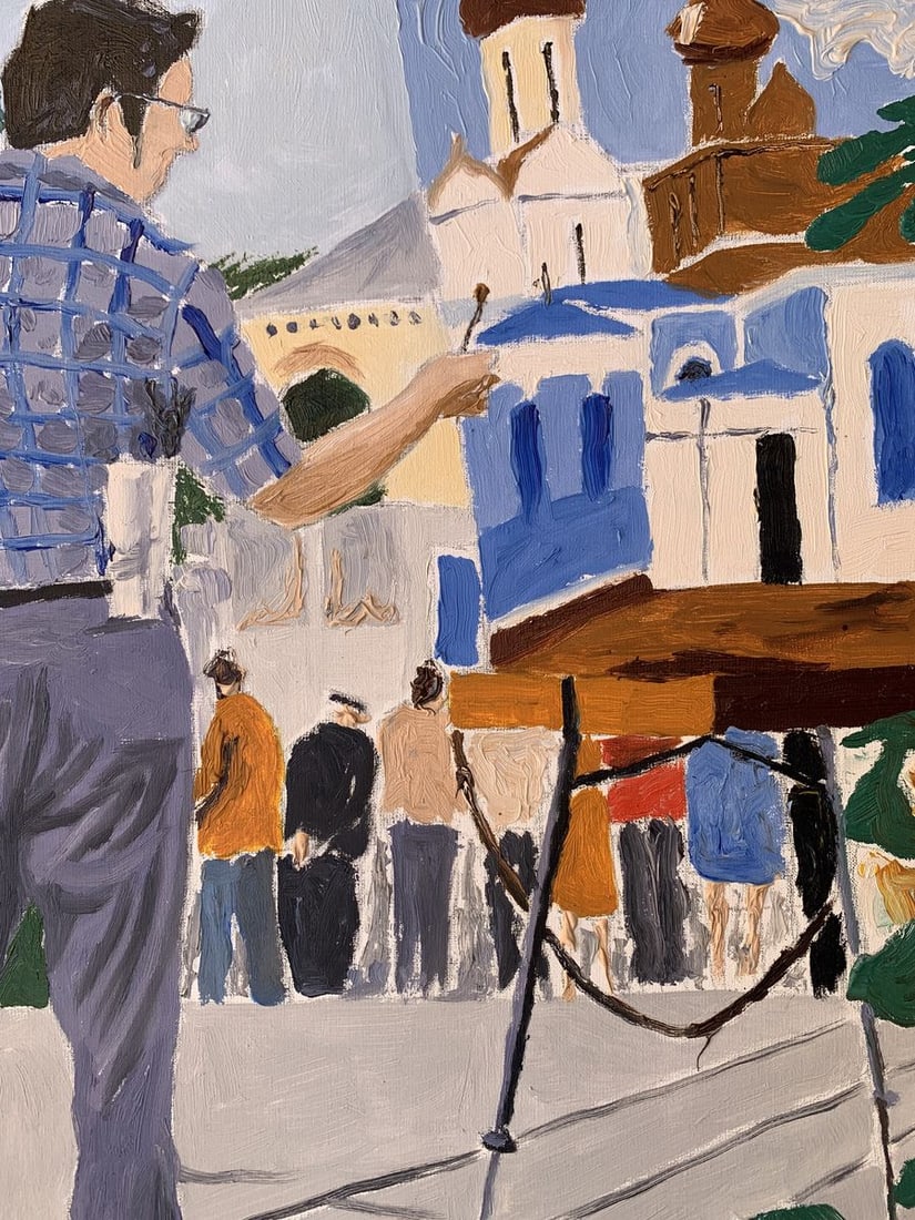 Oil painting City Master Oleksandr Gukalov - 7