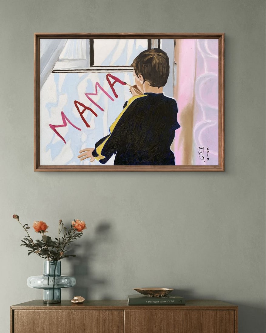 Oil painting About mom Oleksandr Gukalov - 3
