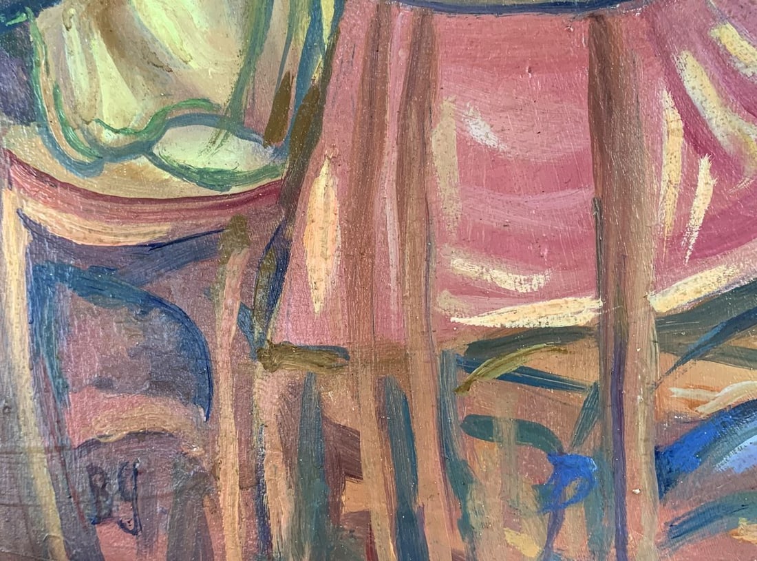 Oil painting French cafe (based on Boris Grigoriev) Victor Konotopsky - 9