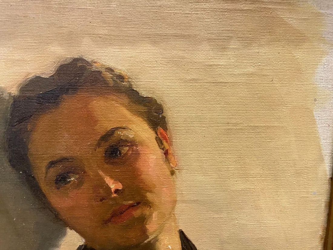 Oil painting Portrait of a girl Maksimenko Alexander Grigorievich - 2