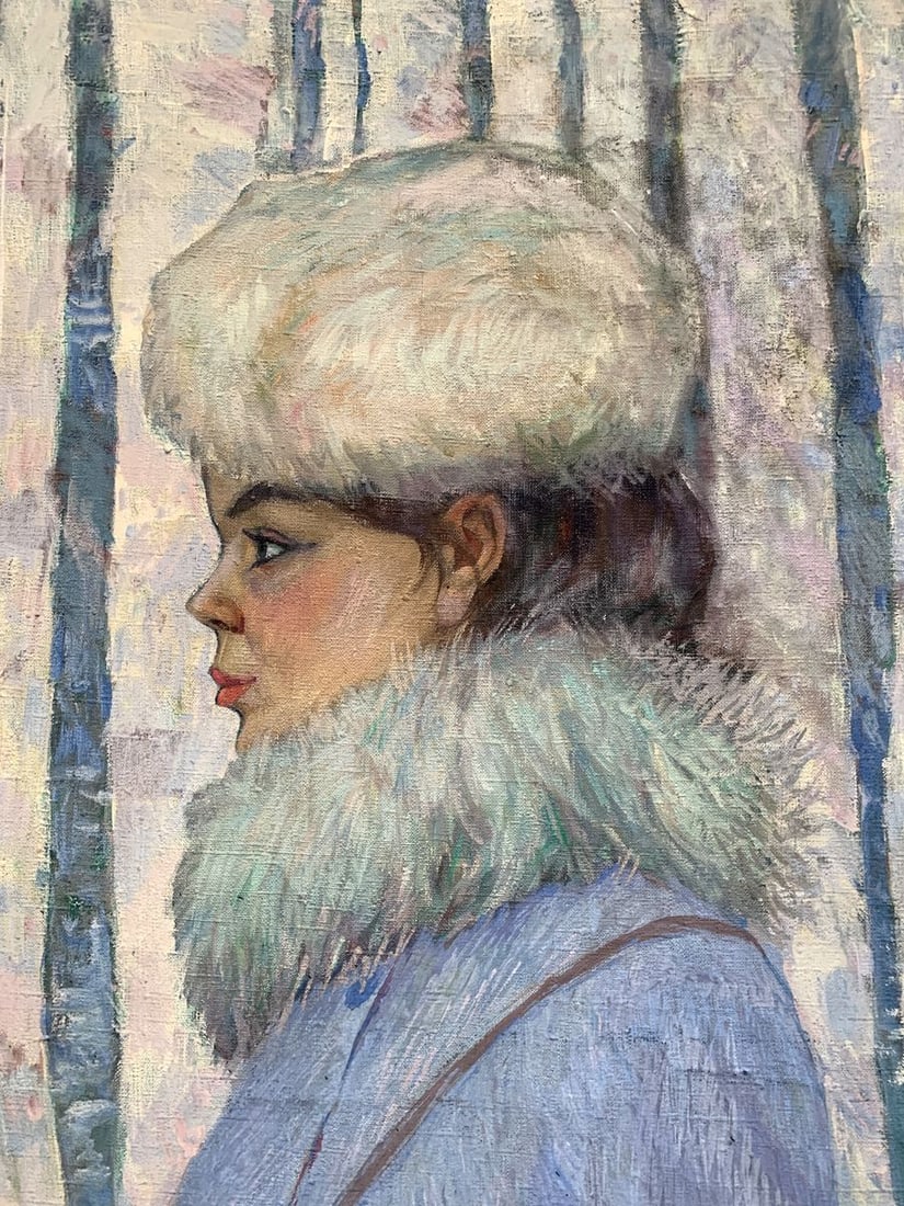 Oil painting Female portrait Chubur V. O. - 2