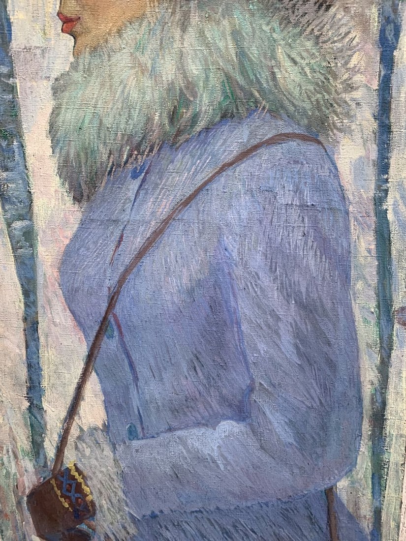 Oil painting Female portrait Chubur V. O. - 4