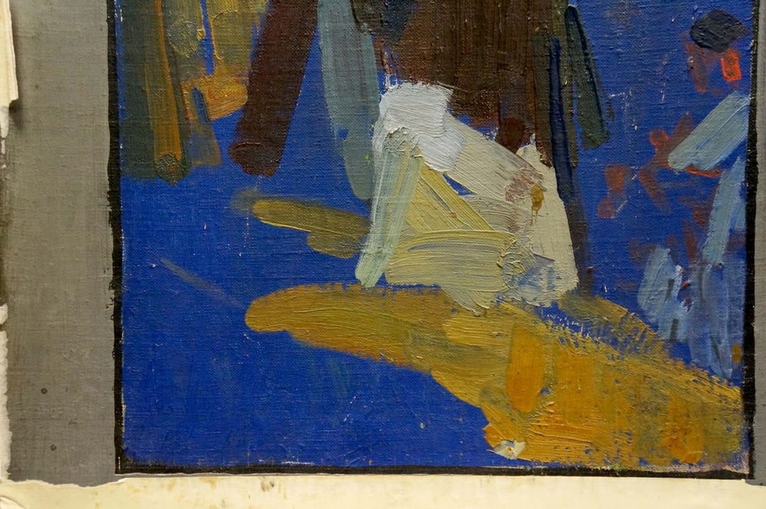 Oil painting Portrait of a musician - 2