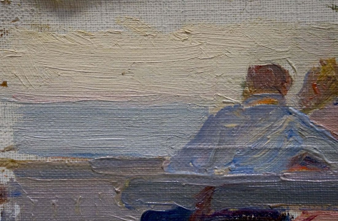 Oil painting Couple on vacation Tsvetkova V. P. - 3