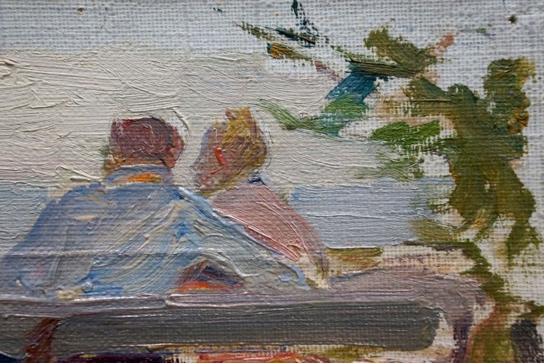Oil painting Couple on vacation Tsvetkova V. P. - 4