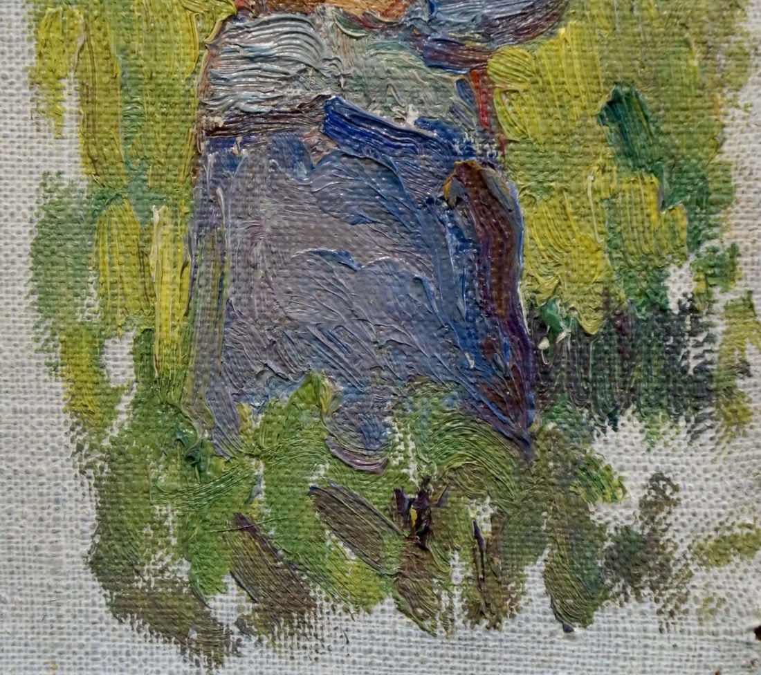 Oil painting Grandmother's portrait Tsvetkova V. P. - 2