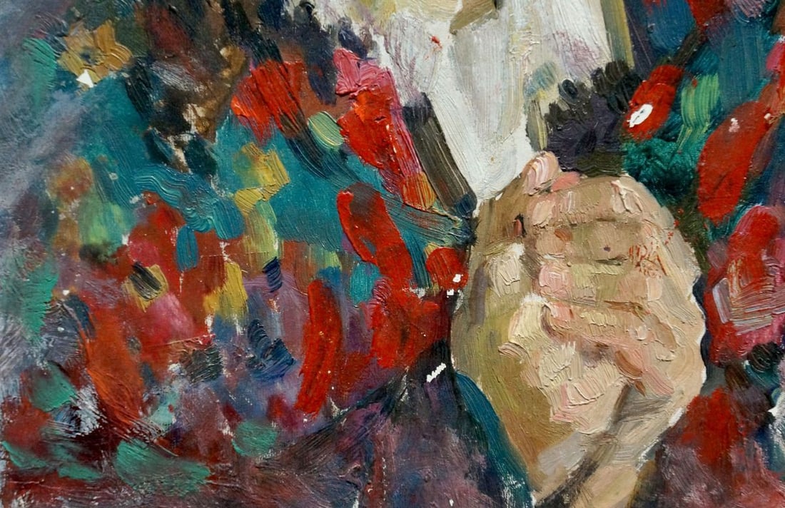 Oil painting Portrait of a woman Sakhnenko Viktor Ivanovich - 2