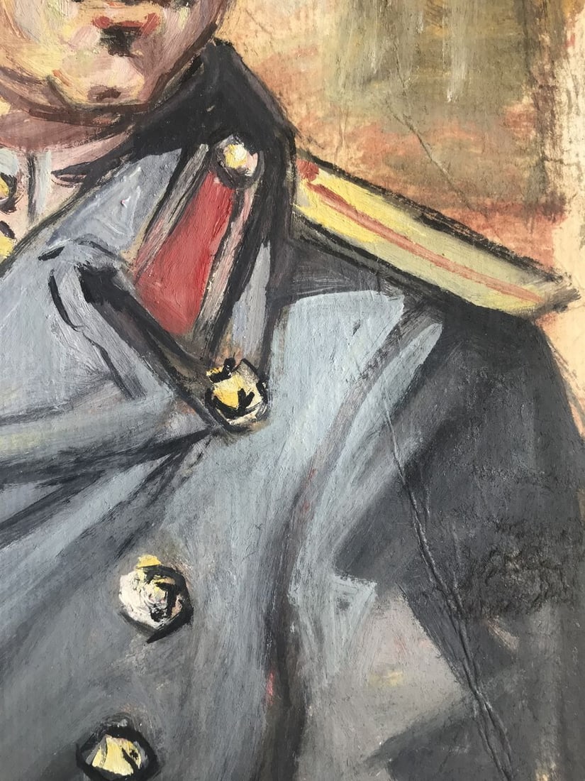 Oil painting Portrait of a soldier Alexander Arkadievich Litvinov - 7