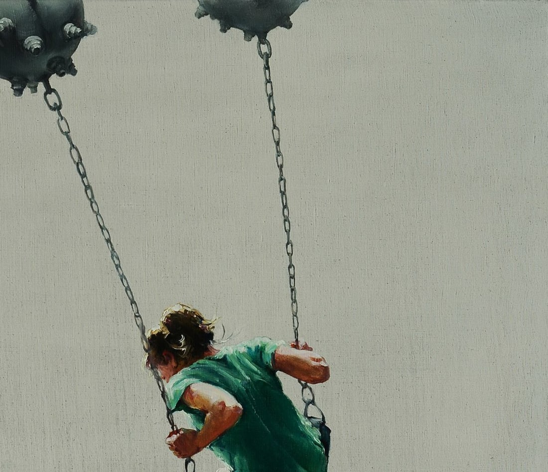 Oil painting Modern teenage emotions Oleg Kateryniuk - 7