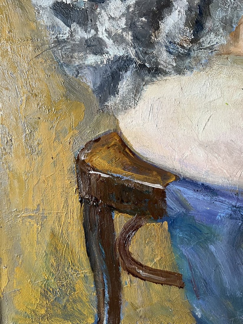 Oil painting Fur coat V. Mishurovsky - 5