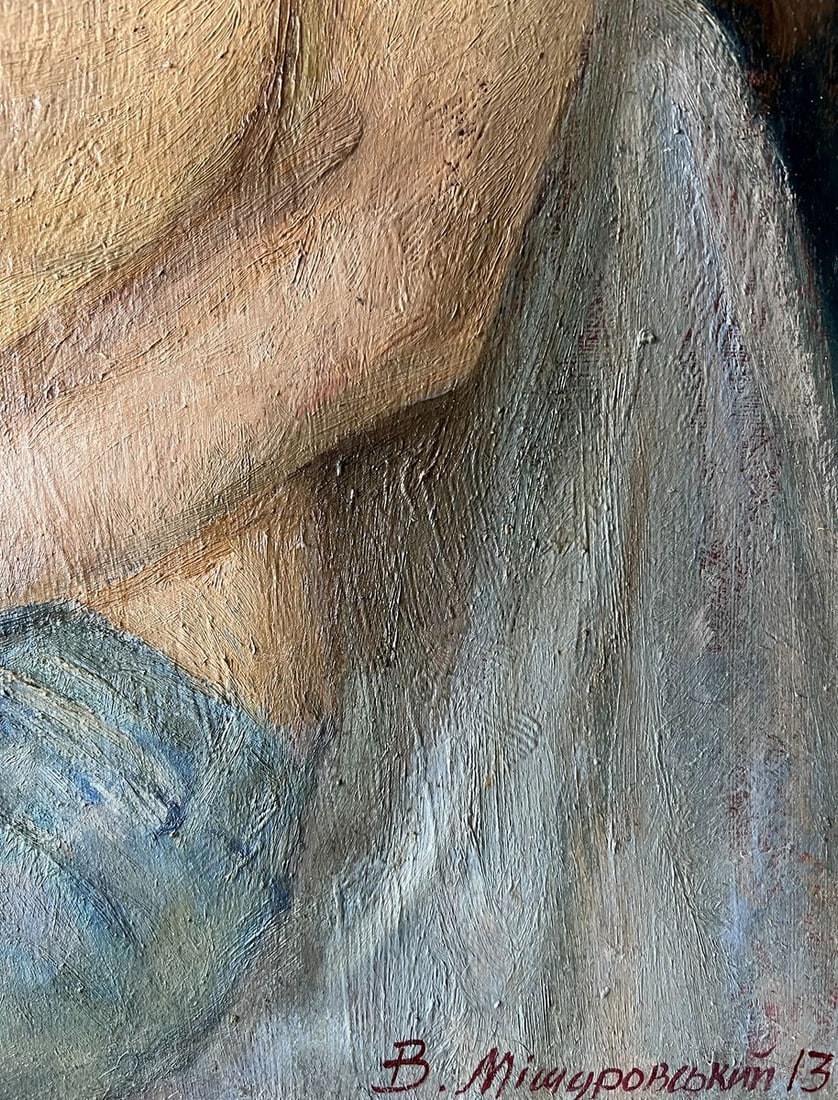 Oil painting Present and past V. Mishurovsky - 8