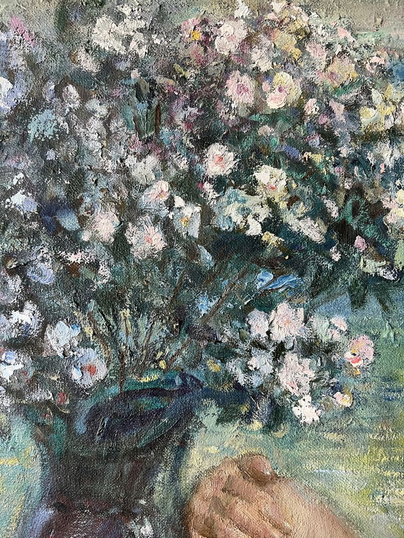 Oil painting She is youth itself V. Mishurovsky - 2
