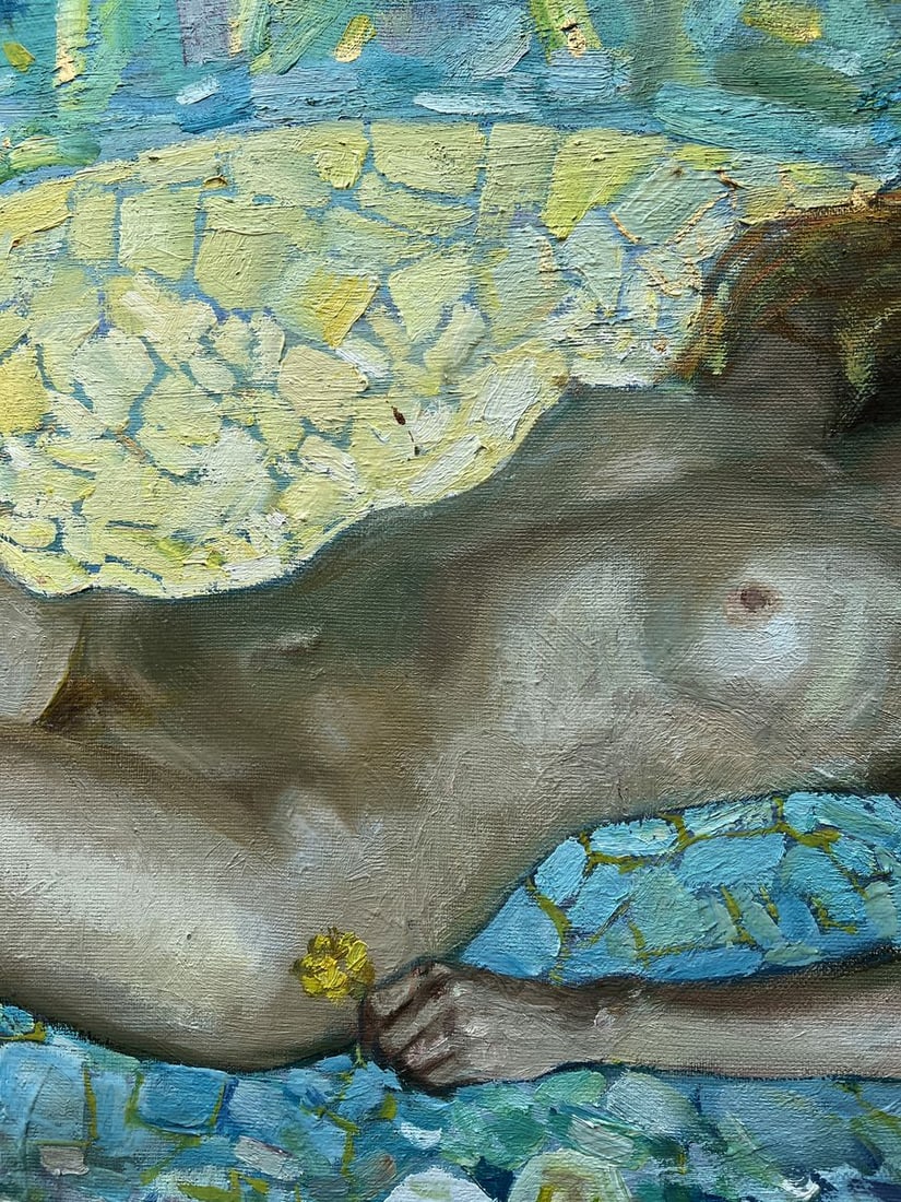 Oil painting Morning in nature V. Mishurovsky - 4