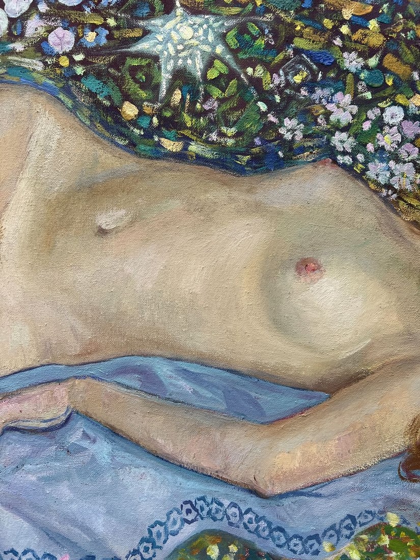 Oil painting Night in nature V. Mishurovsky - 5