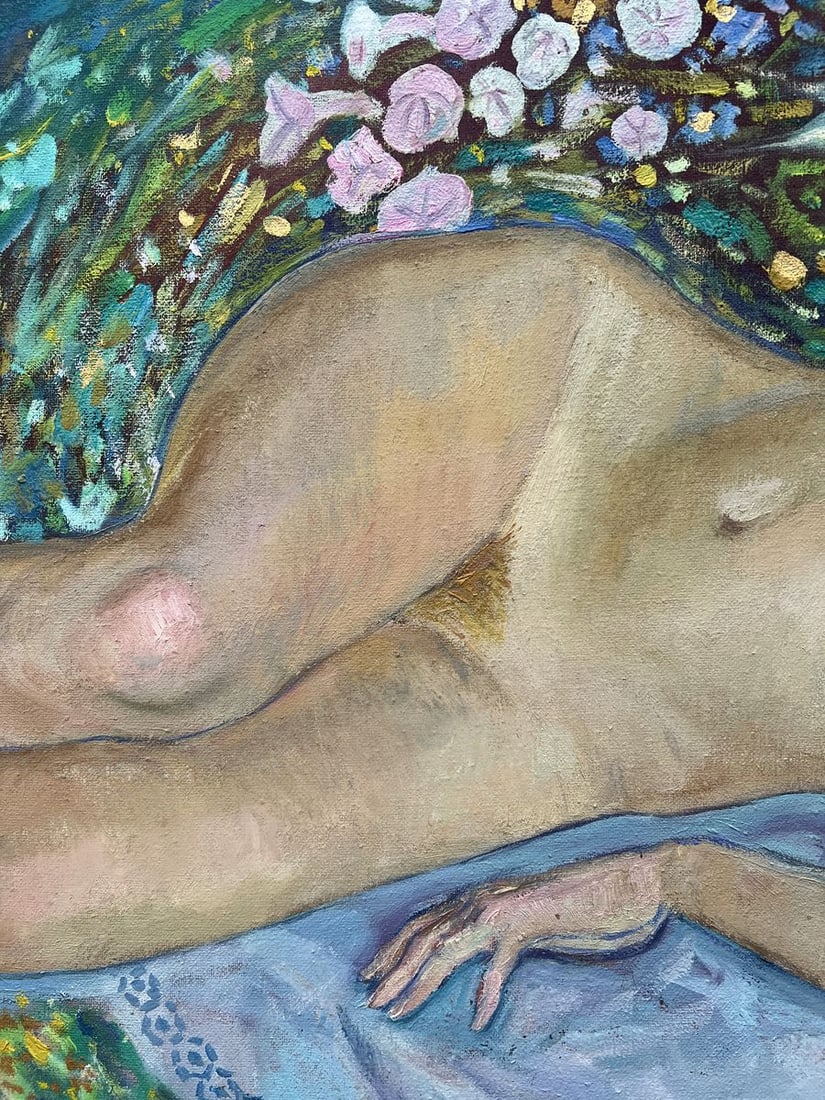 Oil painting Night in nature V. Mishurovsky - 6