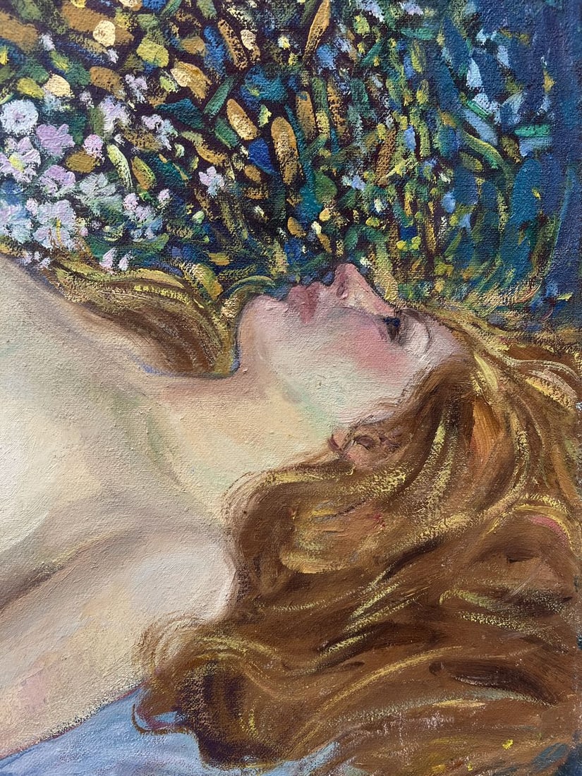 Oil painting Night in nature V. Mishurovsky - 9