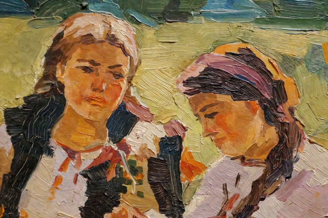 Oil painting Portrait of a girls Russian-Ukrainian artist - 6