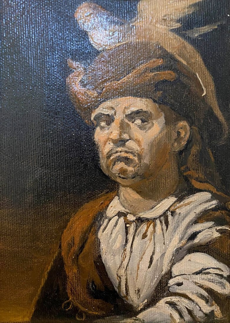 Oil painting Stern look Litvinov Oleg Arkad'yevich - 2