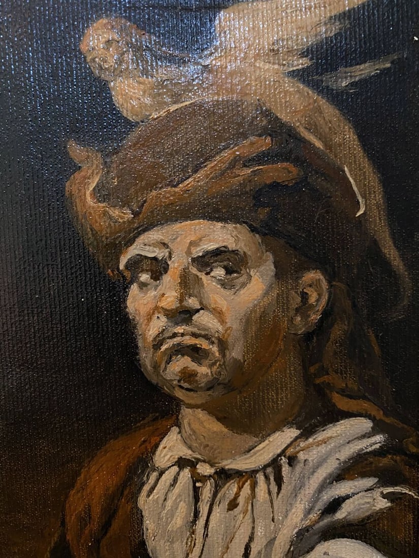 Oil painting Stern look Litvinov Oleg Arkad'yevich - 4