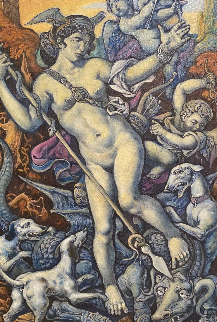 Oil painting Diana's Hunt Litvinov Oleg Arkad'yevich - 2