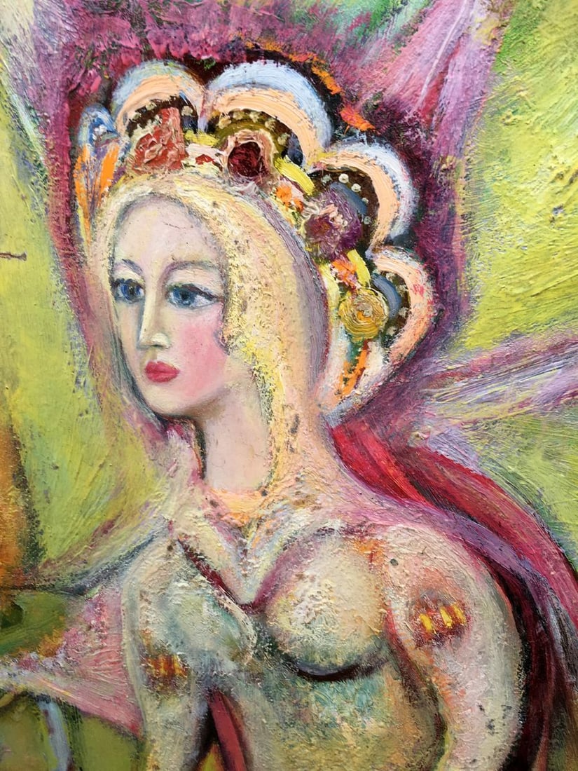 Oil painting Portrait girl Novikovsky Vladimir Ogievich - 3