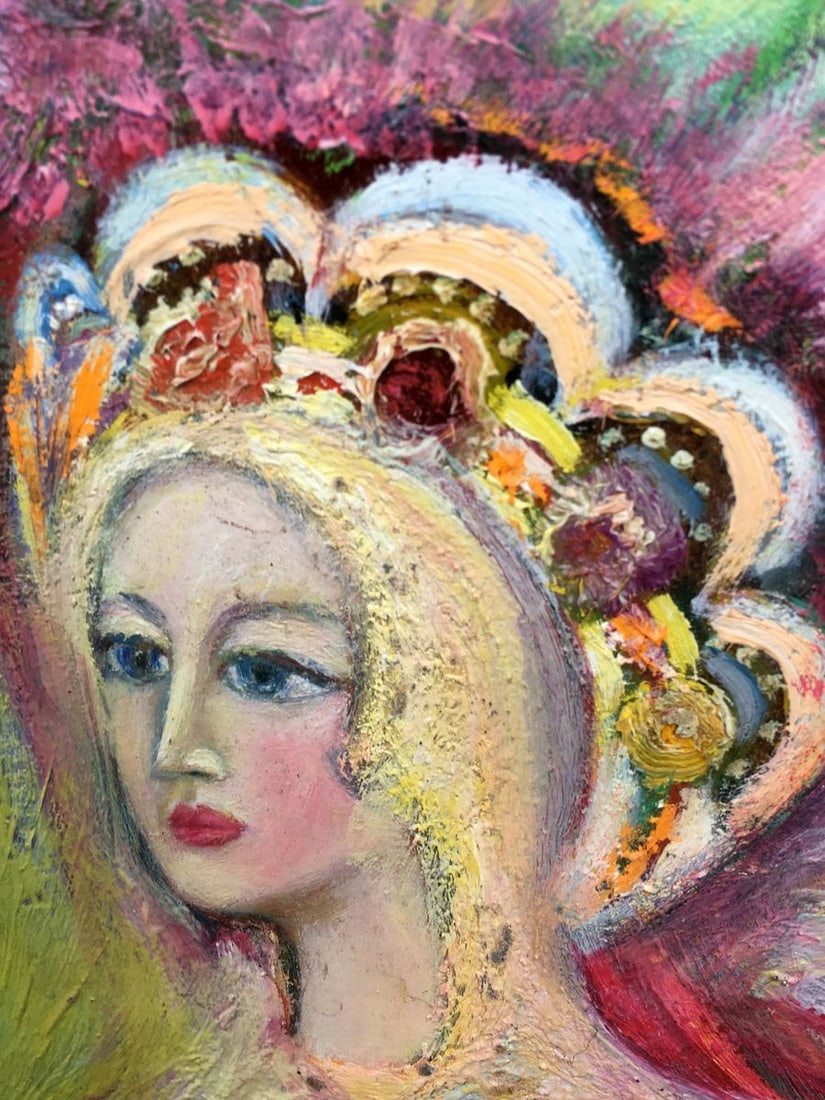 Oil painting Portrait girl Novikovsky Vladimir Ogievich - 4