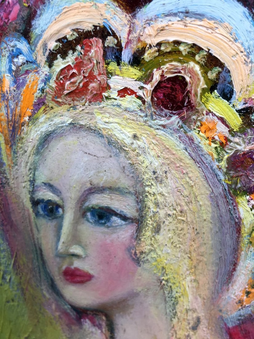 Oil painting Portrait girl Novikovsky Vladimir Ogievich - 5